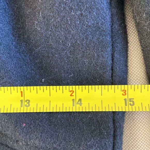 H&M Navy Gold WOOL Blend Military Style Jacket
Coat Gold Accents Size 11/ small - Picture 12 of 13